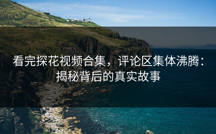 看完探花视频合集，评论区集体沸腾：揭秘背后的真实故事